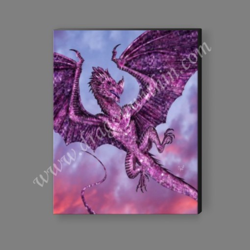 Amethyst Dragon Canvas Print Amethyst Dragon Canvas Print