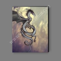White Dragon Canvas Print