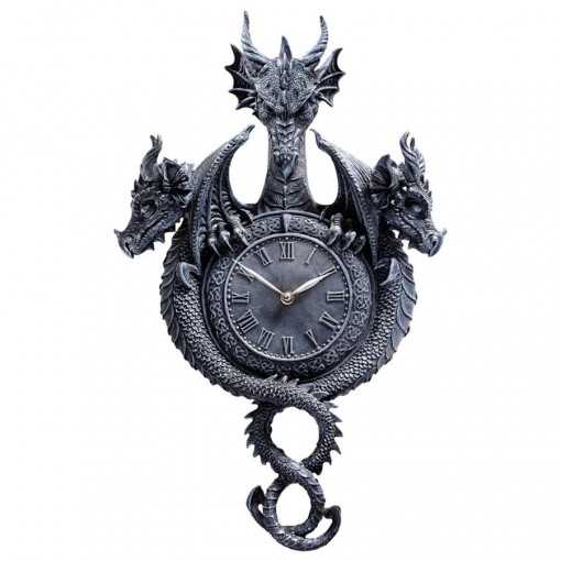 Three-Headed Dragon Clock