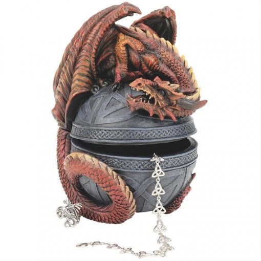 Dragon Celtic Orb Jewelry Box