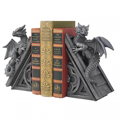 Castle Dragon Bookends