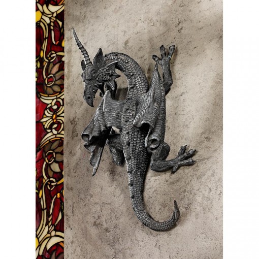 Horned Dragon Wall Sculpture