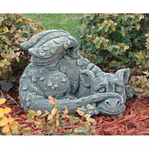Bashful Baby Dragon Statue
